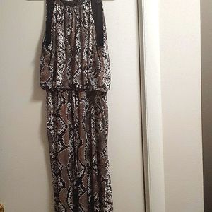 Snake Sithering SkinJumpsuit